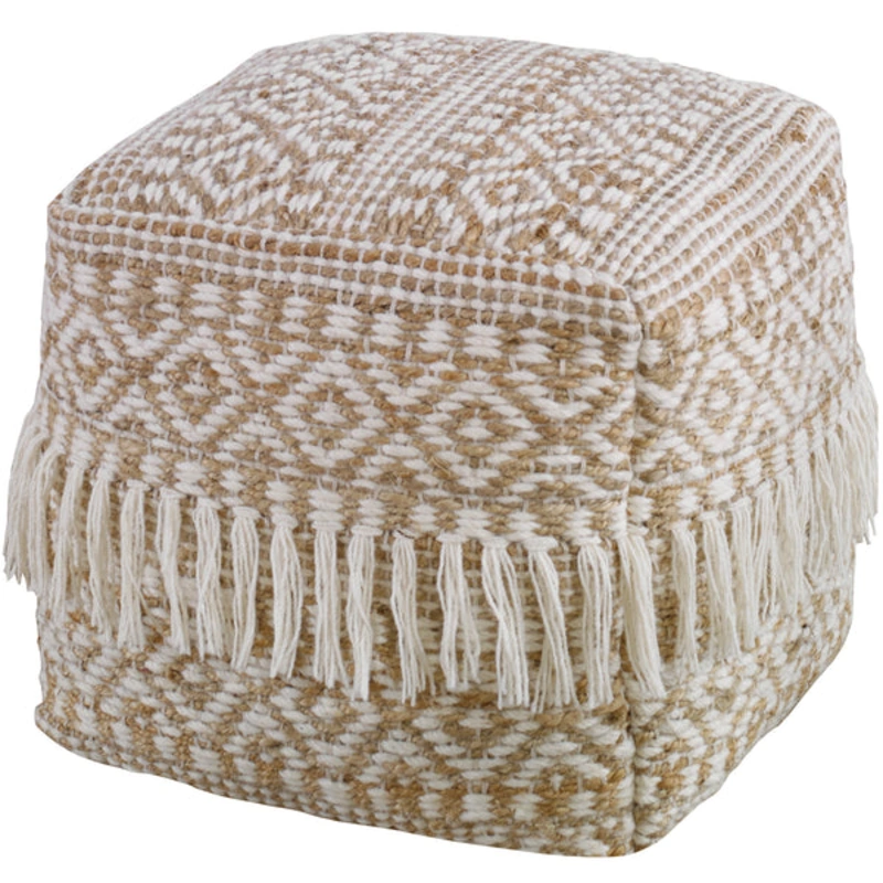 Boheme Wool Hemp Pouf