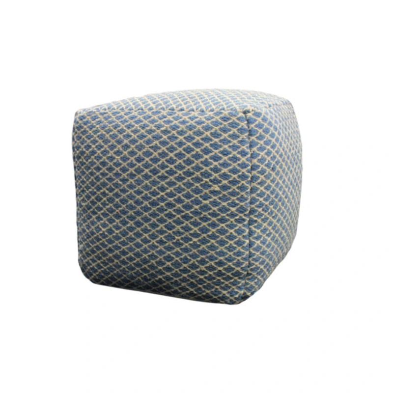 Lia Blue Pouf